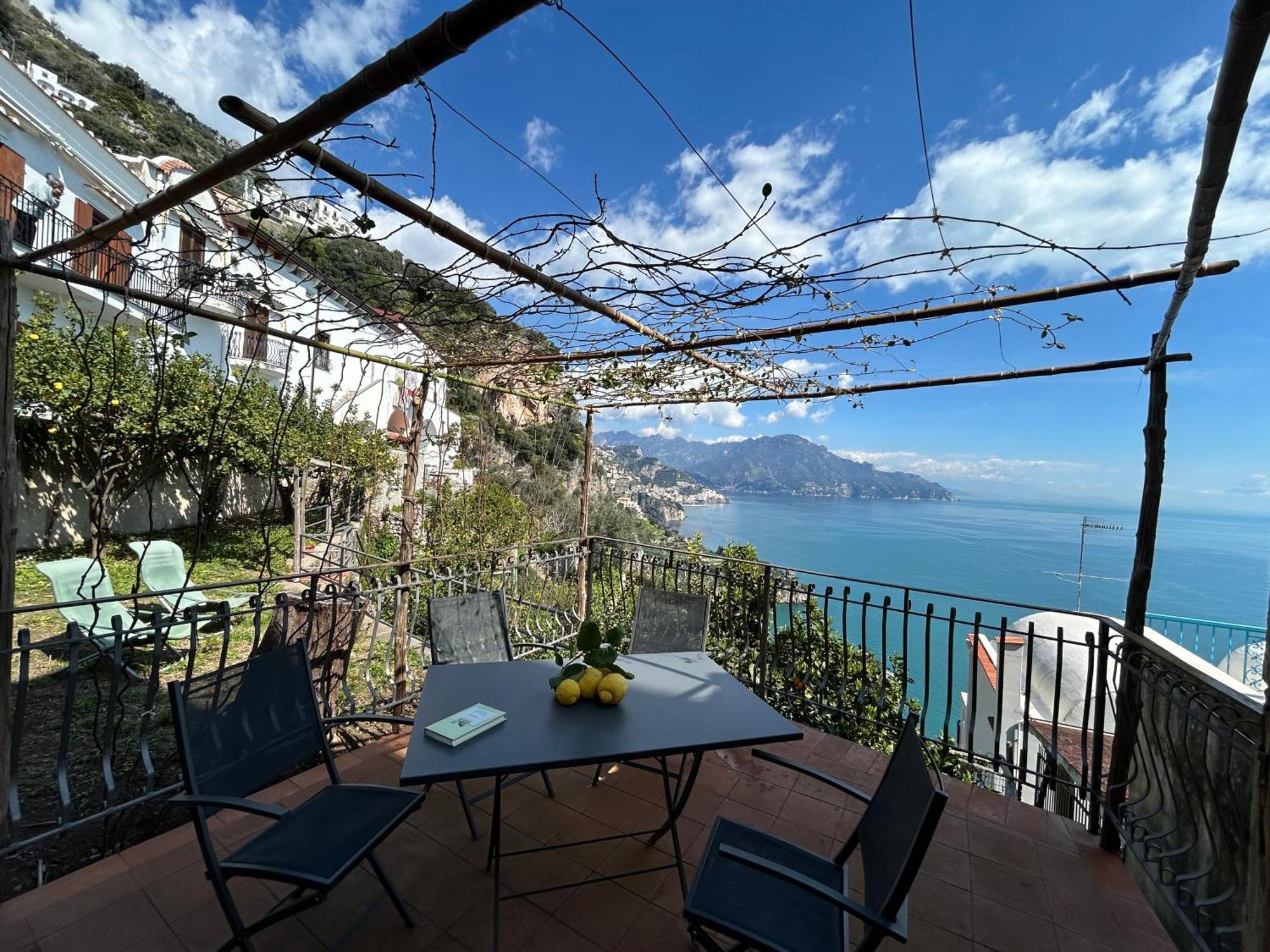 Amalfi 51 Con Vista Mare, Giardino E Terrazze Villa Conca dei Marini Buitenkant foto